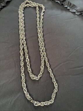Vintage extra long multi use necklace